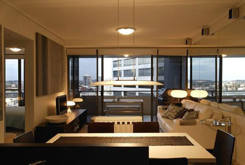 Aurora 162 Apartment Bark Architects livingroom