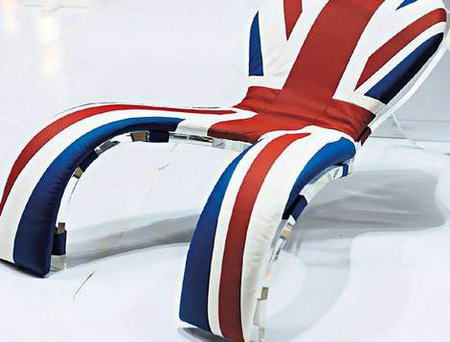 D amore naked chair by Russell Grigg Chez Banc Union Jack