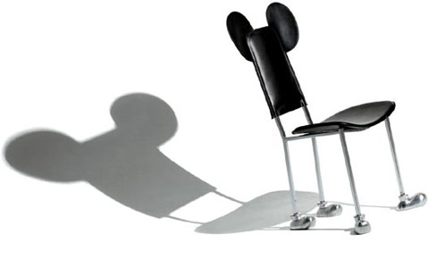 Garriris chair black by Javier Mariscal