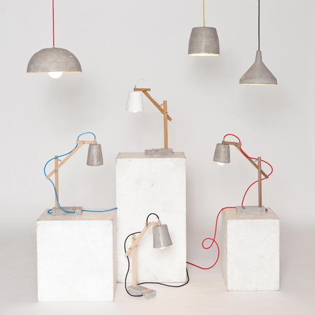 Remiz lamps series by Sara Kele