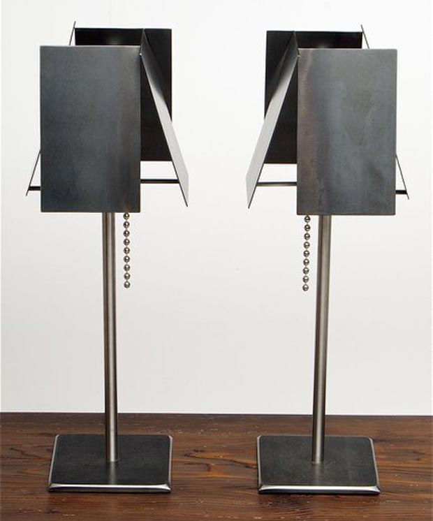 Steel Desk Lamps by Tod Von Mertens