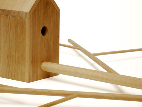 Wooden Birdhouse Emilie Cazin