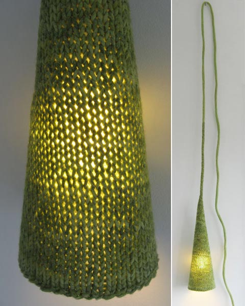 Woolmark green lamp Philippe Tyberghien 2